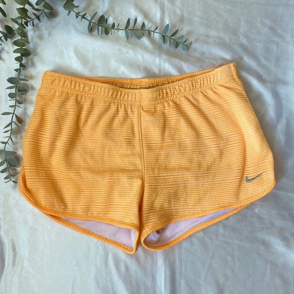 Nike Pants - Nike Dry Fit Workout Shorts Bright Orange Dot Pattern Small